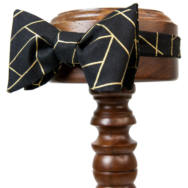 Cotton | Metallic Black & Gold Tile